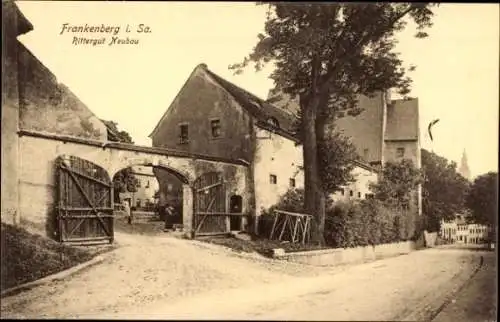 Ak Frankenberg an der Zschopau Sachsen, Rittergut Neubau