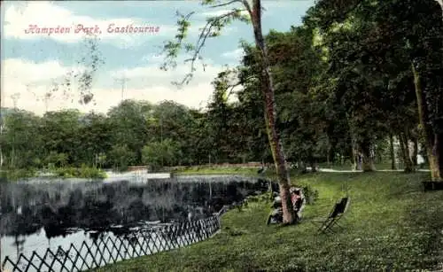 Ak Eastbourne East Sussex England, Hampden Park