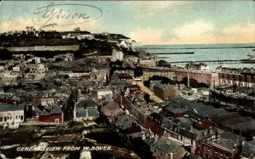Ak Dover Kent England, Panorama