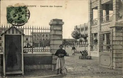 Ak Bizerte Tunesien, Caserne des Zouaves