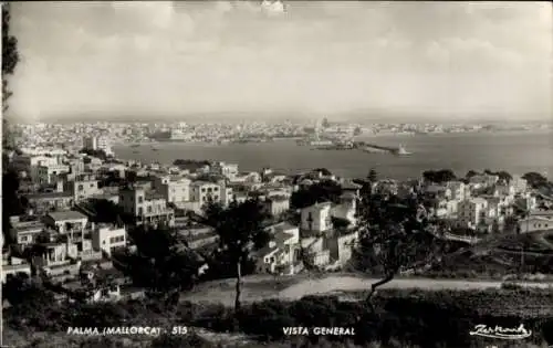 Ak Palma de Mallorca Balearische Inseln, Gesamtansicht