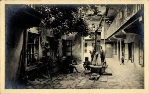 Ak Wien 9 Alsergrund, Alter Hof in Lichtental