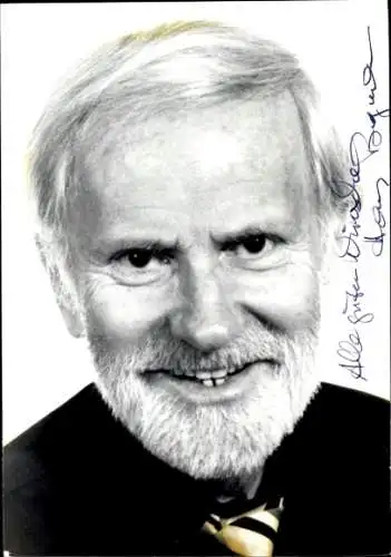 Ak Schauspieler Hans Bergmann, Portrait, Autogramm