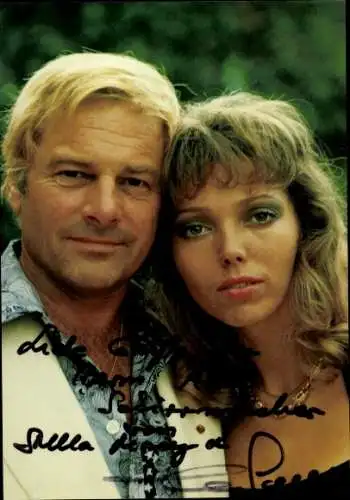 Ak Schauspieler Carl Schell, Schauspielerin Stella Monney SchellPortrait, Autogramm