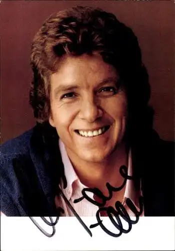 Ak Schauspieler Michael Schanze, Portrait,  Autogramm