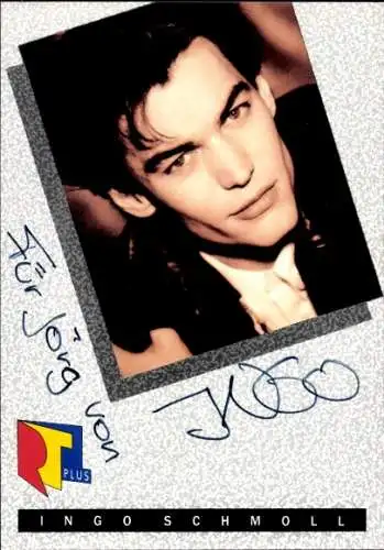 Ak Schauspieler Ingo Schmoll, Portrait, Autogramm, RTL Plus