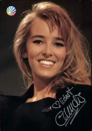 Ak Schauspielerin Gundis Zambo, Portrait, Autogramm, SAT1