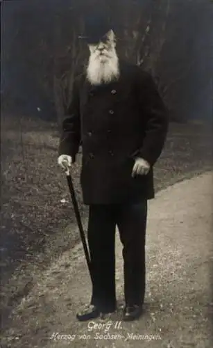 Ak Georg II., Herzog von Sachsen-Meiningen