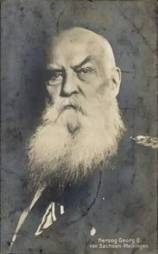 Ak Georg II., Herzog von Sachsen-Meiningen