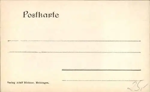 Ak Bernhard, Erbprinz von Sachsen-Meiningen, Portrait in Uniform