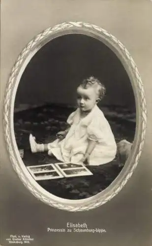 Ak Elisabeth, Prinzessin zu Schaumburg-Lippe