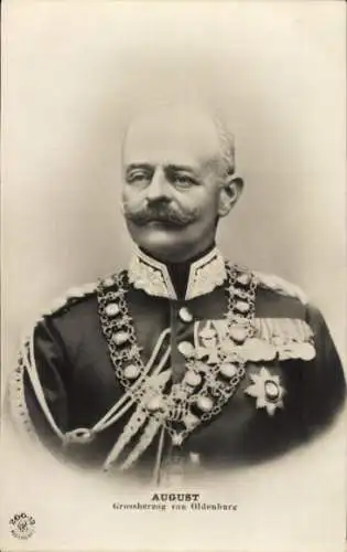 Ak August, Großherzog von Oldenburg, Uniform