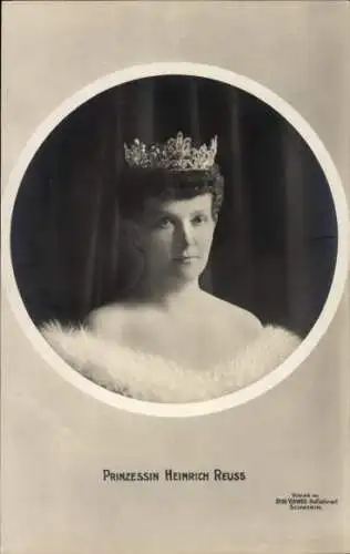 Ak Prinzessin Heinrich Reuß