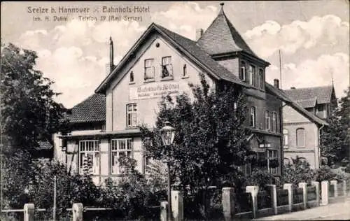 Ak Seelze in Niedersachsen, Bahnhofshotel