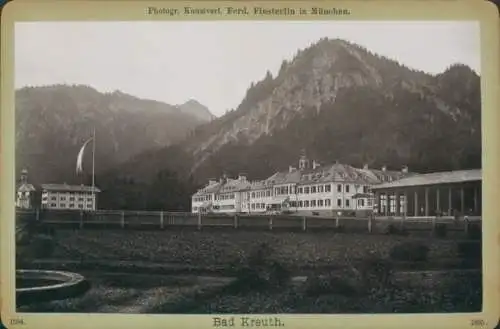 Kabinett Foto Kreuth am Tegernsee Oberbayern, Teilansicht