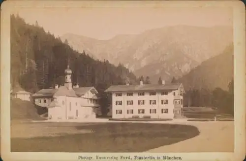 Kabinett Foto Kreuth am Tegernsee Oberbayern, Teilansicht