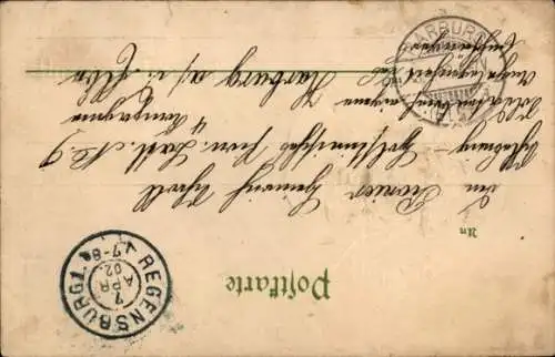 Präge Ak Deutscher Turnergruß, Gut Heil, Fahnen