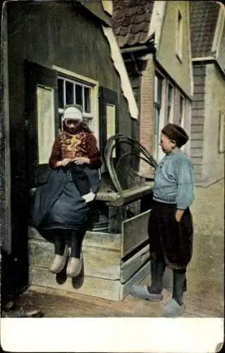 Ak Niederlande, Volkstrachten