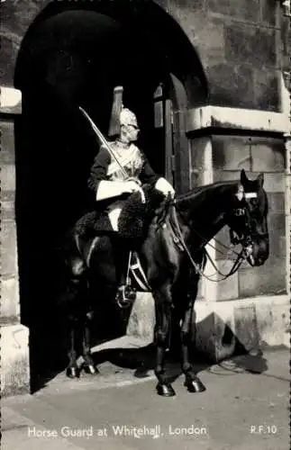Ak City of Westminster London England, Horse Guard in Whitehall