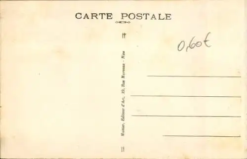 Ak Bullfight, The taureau enlevé the Picador et son cheval