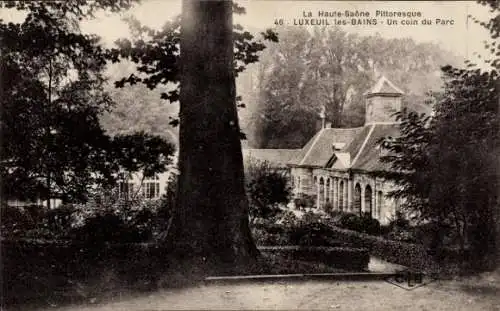 Ak Luxeuil les Bains Haute Saône, Park