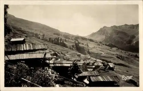 Ak Saint Veran Hautes-Alpes, Vue générale et Quartier du Villard