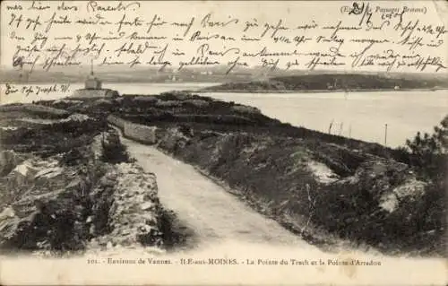 Ak Île aux Moines Morbihan, La Pointe du Trech, Pointe d'Arradon