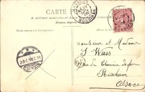 Ak Île aux Moines Morbihan, La Pointe du Trech, Pointe d'Arradon