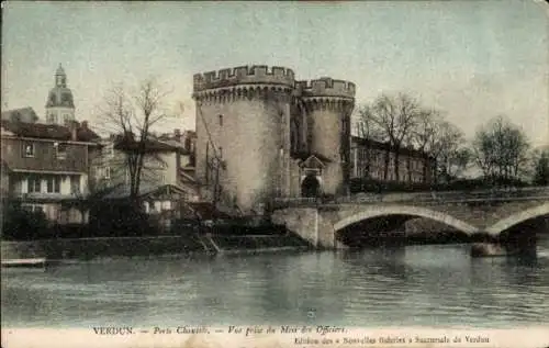 Ak Verdun Meuse, Porte, Brücke