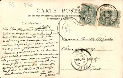 Ak Verdun Meuse, Porte, Brücke