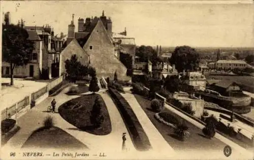 Ak Nevers Nièvre, Les Petits Jardins