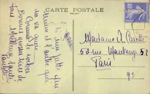 Ak Perros Guirec Côtes-d’Armor, Ploumanac'h, Une des nombreuses pierres branlantes du pays