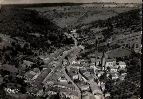 Ak Waville Meurthe et Moselle, Vue generale aerienne