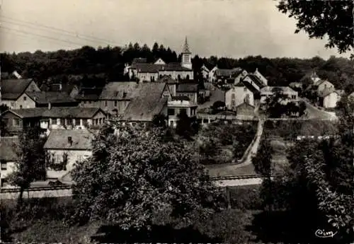 Ak Dampierre les Bois, Route de Montbeliard, Eglise catholique