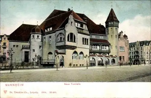 Ak Mannheim in Baden, Neue Turnhalle