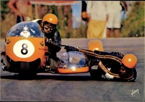 Ak Motorrad SIDE 750, Motorrennsport, Teilnehmer Nr. 8