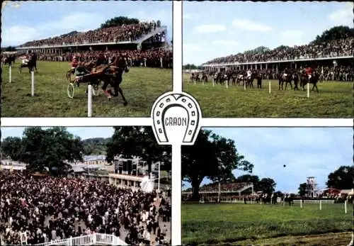 Ak Craon Mayenne, Pferderennsport, Rennbahn, Tribüne