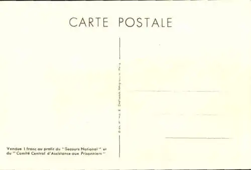 Ak General Philippe Pétain, Portrait, Zitat