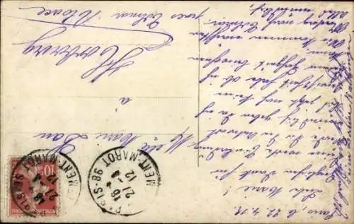 Ak Kinderportrait, Schleier