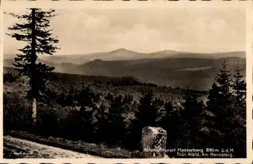 Ak Masserberg in Thüringen, Panorama