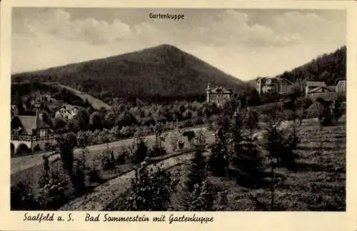 Ak Saalfeld an der Saale Thüringen, Gartenkuppe