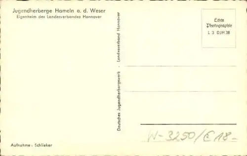 Ak Hameln an der Weser Niedersachsen, Jugendherberge, Schlafraum, Waschraum, Tagesraum