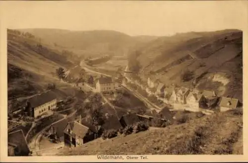Ak Wildemann Clausthal Zellerfeld im Oberharz, Oberer Teil, Panorama
