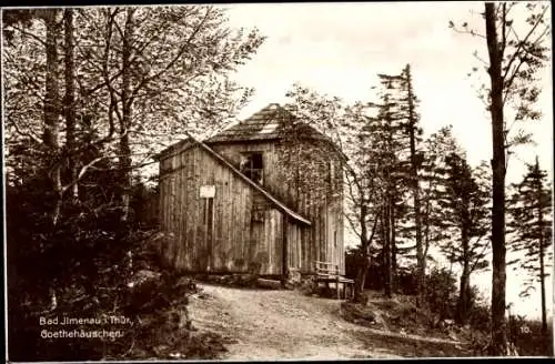 Ak Ilmenau in Thüringen, Bad Ilmenau, Goethehäuschen