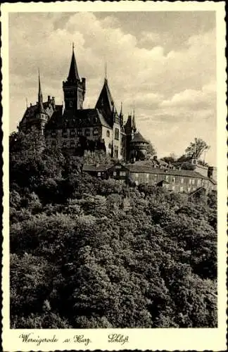 Ak Wernigerode im Harz, Schloss