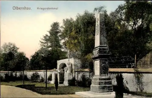 Ak Olbernhau im Erzgebirge, Kriegerdenkmal