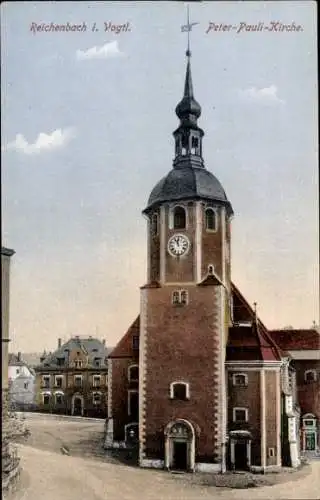 Ak Reichenbach im Vogtland, Peter Pauli Kirche