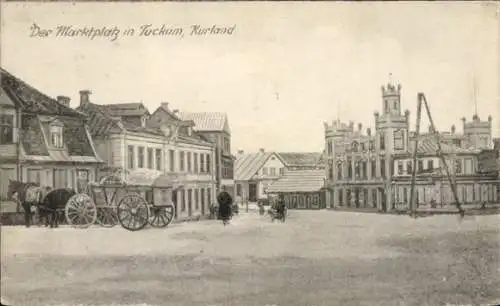 Ak Tukums Tuckum Lettland, Marktplatz, Kurland
