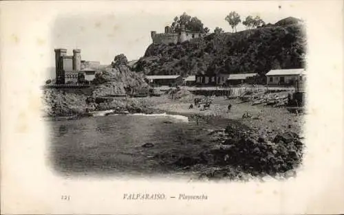 Ak Valparaiso Chile, Playaancha