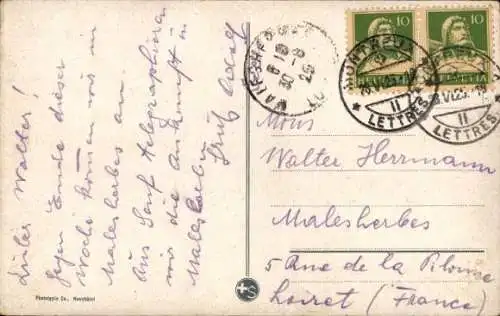 Ak Territet Montreux Kt. Waadt, Gesamtansicht